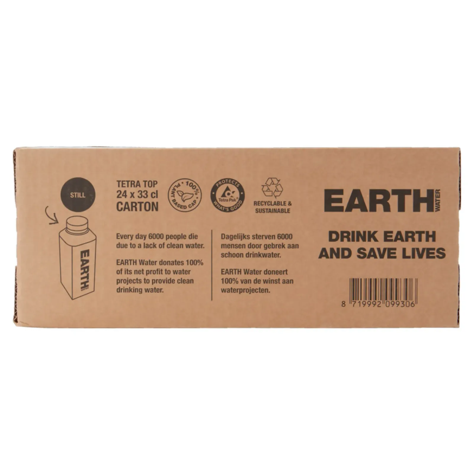 Earth water Still pak (24x 33cl) Hot