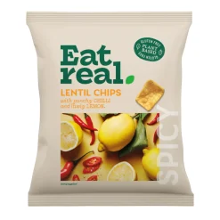 Eat Real Chilli &Amp; Lemon Lentil Chips (18X 40gr) Discount