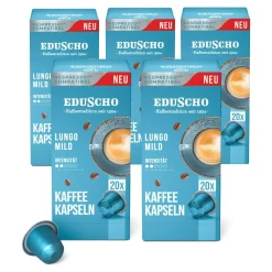Eduscho Edu Lungo Mild Cups (5x 20 cups) Hot