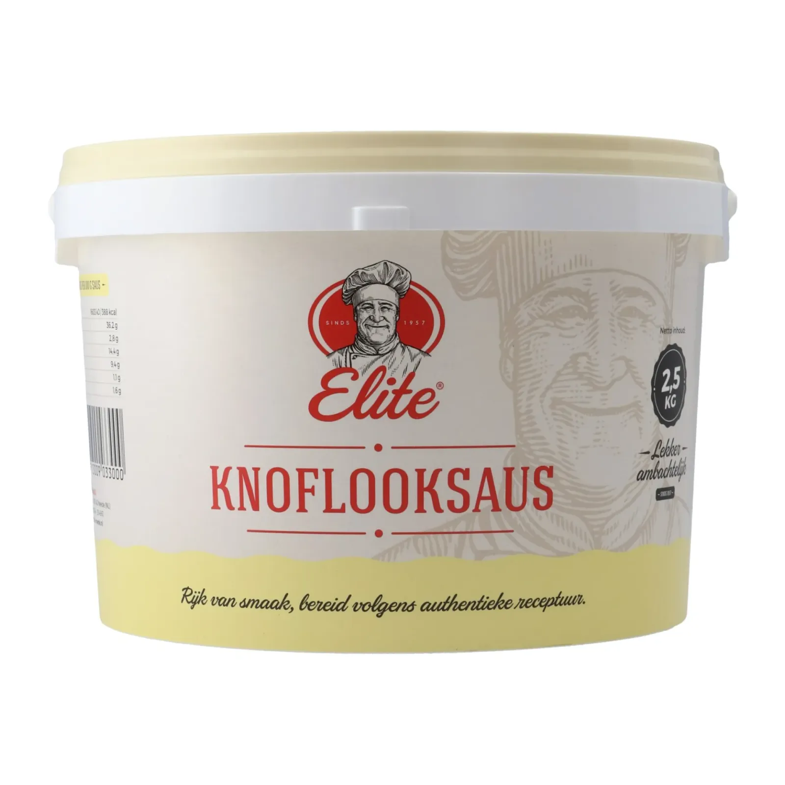 Elite Knoflooksaus (2,5 Kilo) New