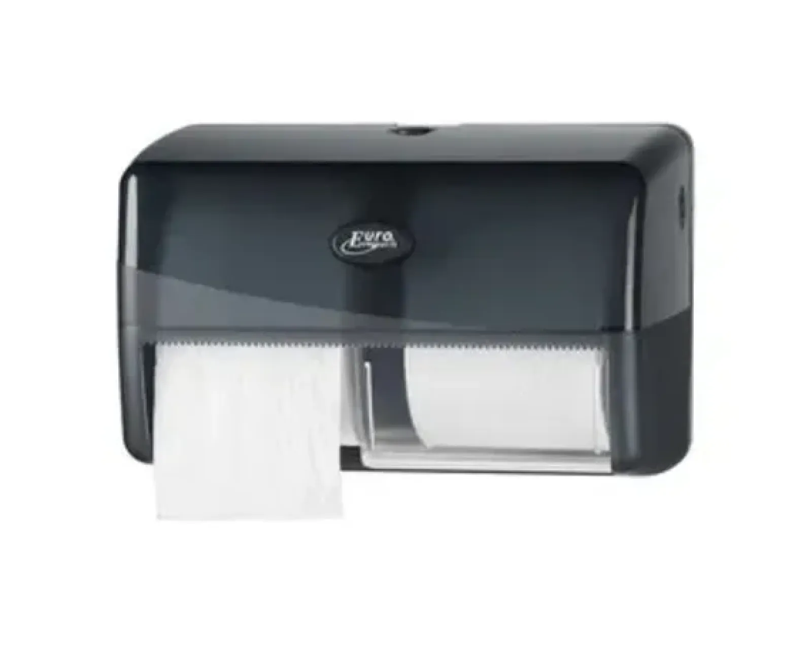 Euro Products Euro Pearl Black Duo Toiletroldispenser Compact New