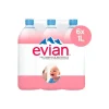 Evian 100% RPET (6×1 Liter) Best