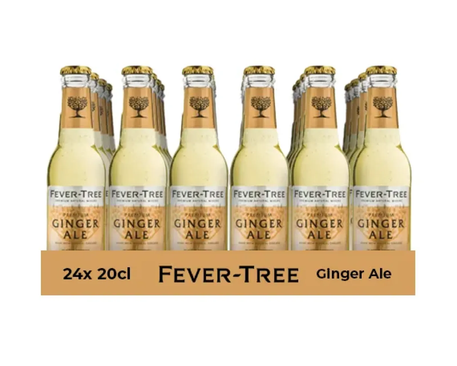 Fever Tree ginger ale (24x 20cl)