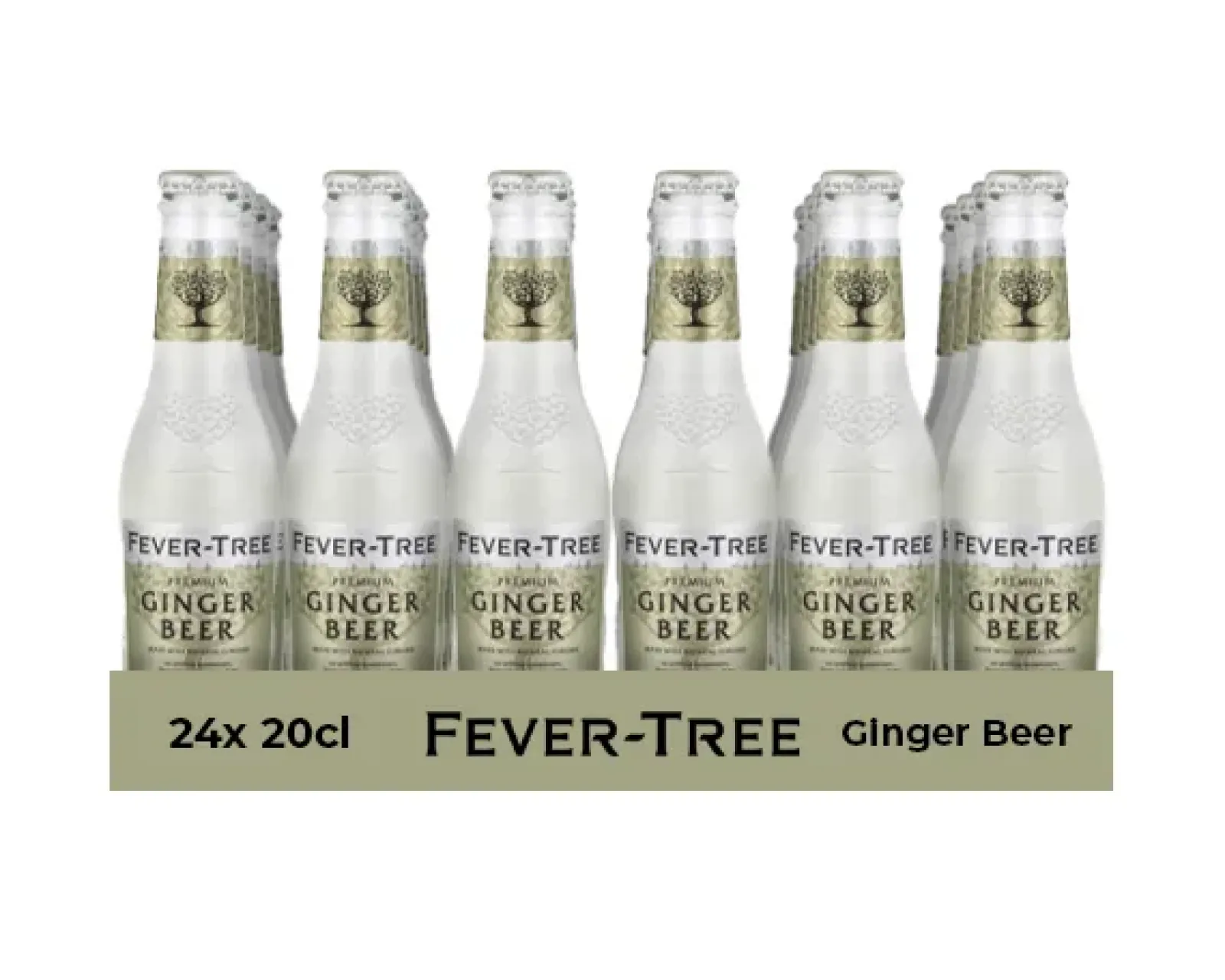 Fever Tree ginger beer (24x 20cl) New