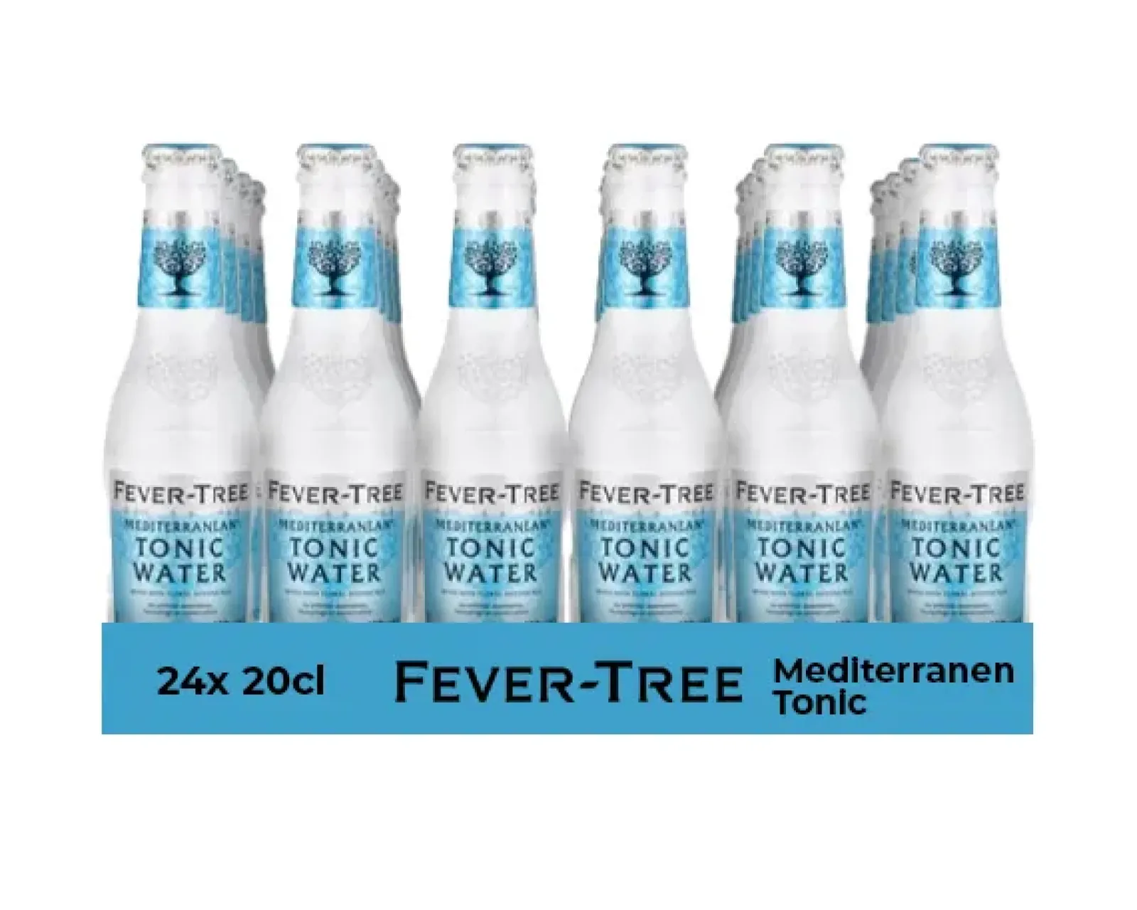 Fever Tree mediterranen tonic water flesje (24x 20cl) New