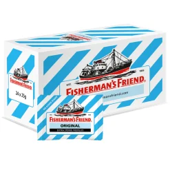 Fisherman's Friend Fisherman’s Friend Extra Strong Suikervrij Blauw (24x 25gr) Hot