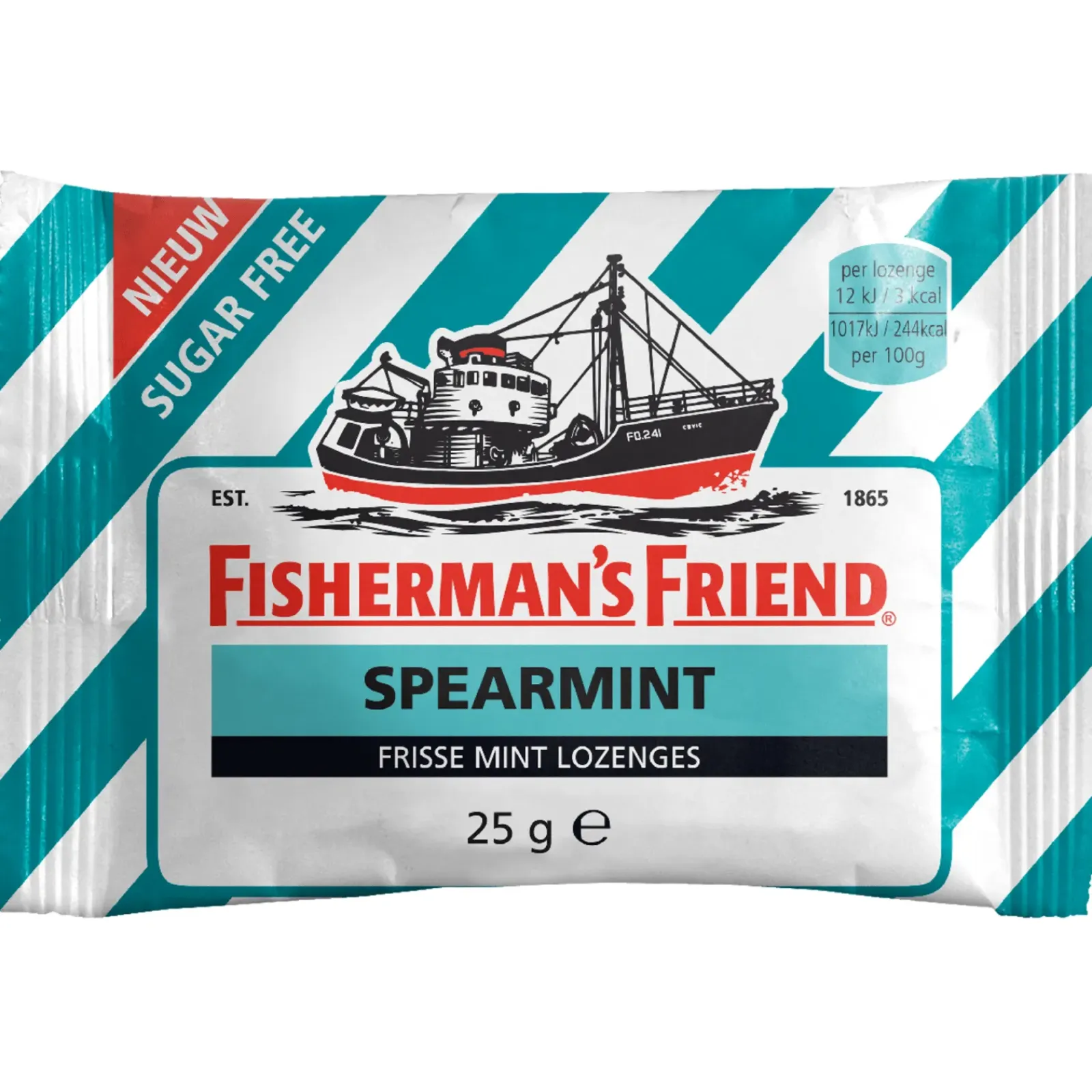 Fisherman's Friend Fisherman’s Friend Spearmint Suikervrij (24x 25gr) Clearance
