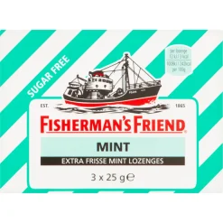 Fisherman's Friend Fisherman’s Friend Strong Mint Suikervrij Groen (24x 25gr)