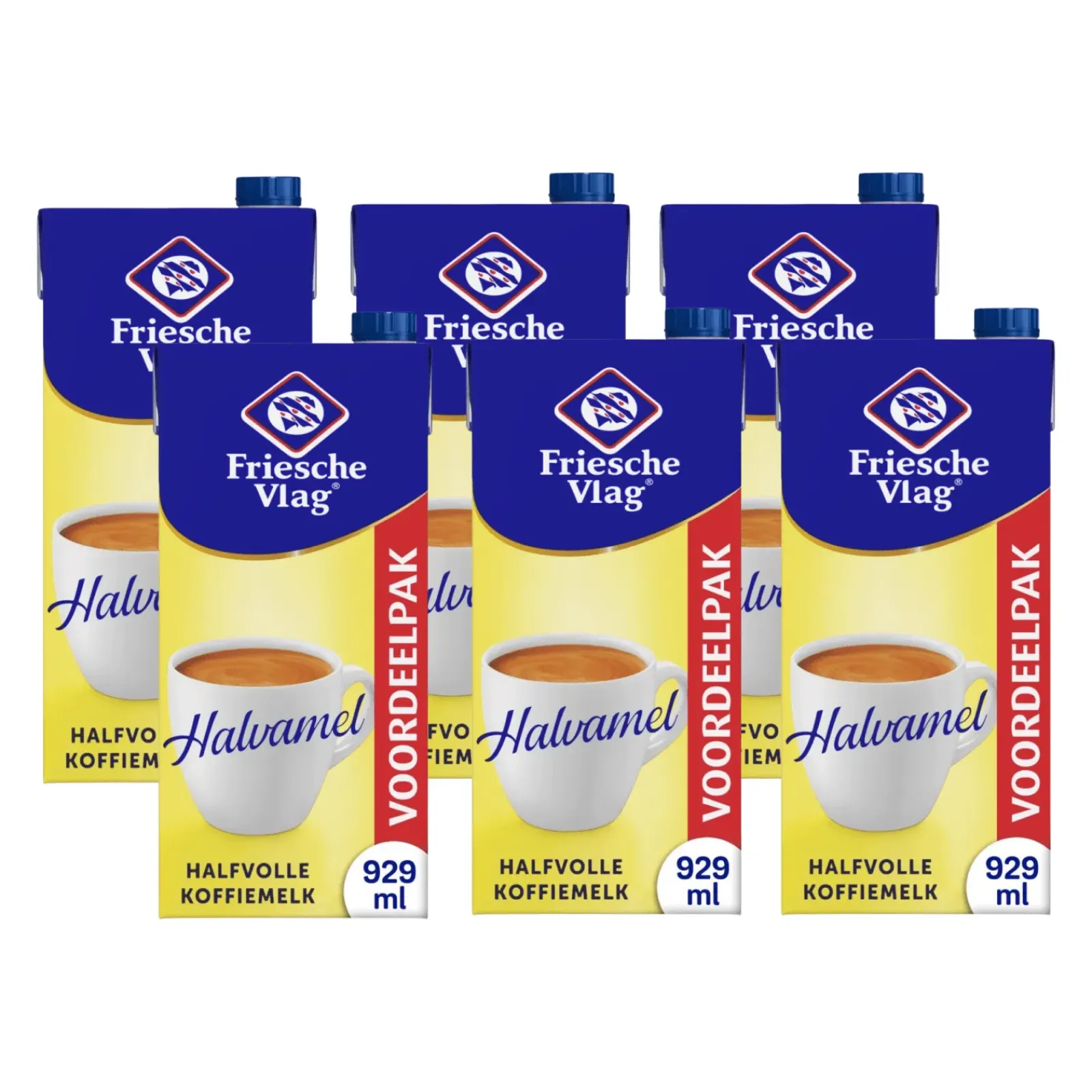 Friesche Vlag Halvamel Pak (6x 930ml) Online