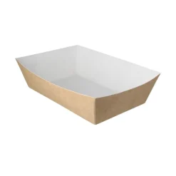 TakeAware Frietbakje A50 Kraft/Wit BIO (400 stuks)