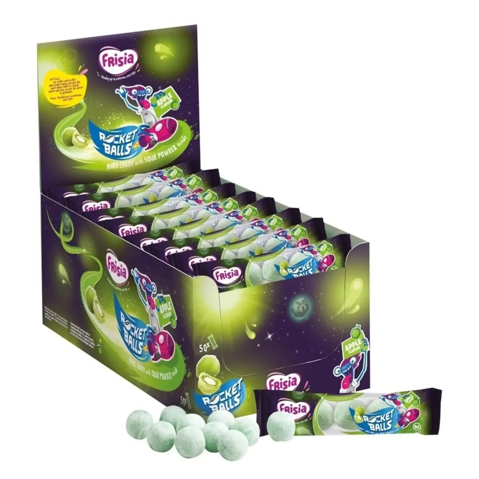 Frisia Rocket Balls Appel (50x 5-pack) Outlet