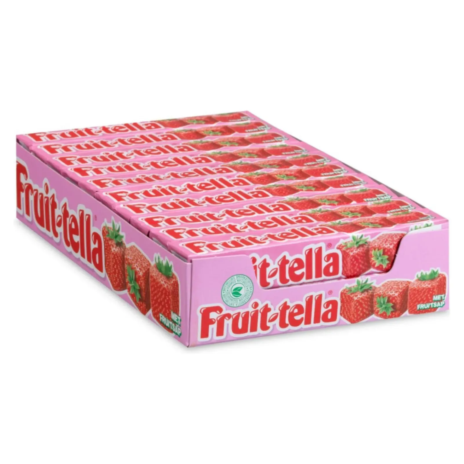 Fruittella Strawberry Vegan Rol (20x41gr) Sale