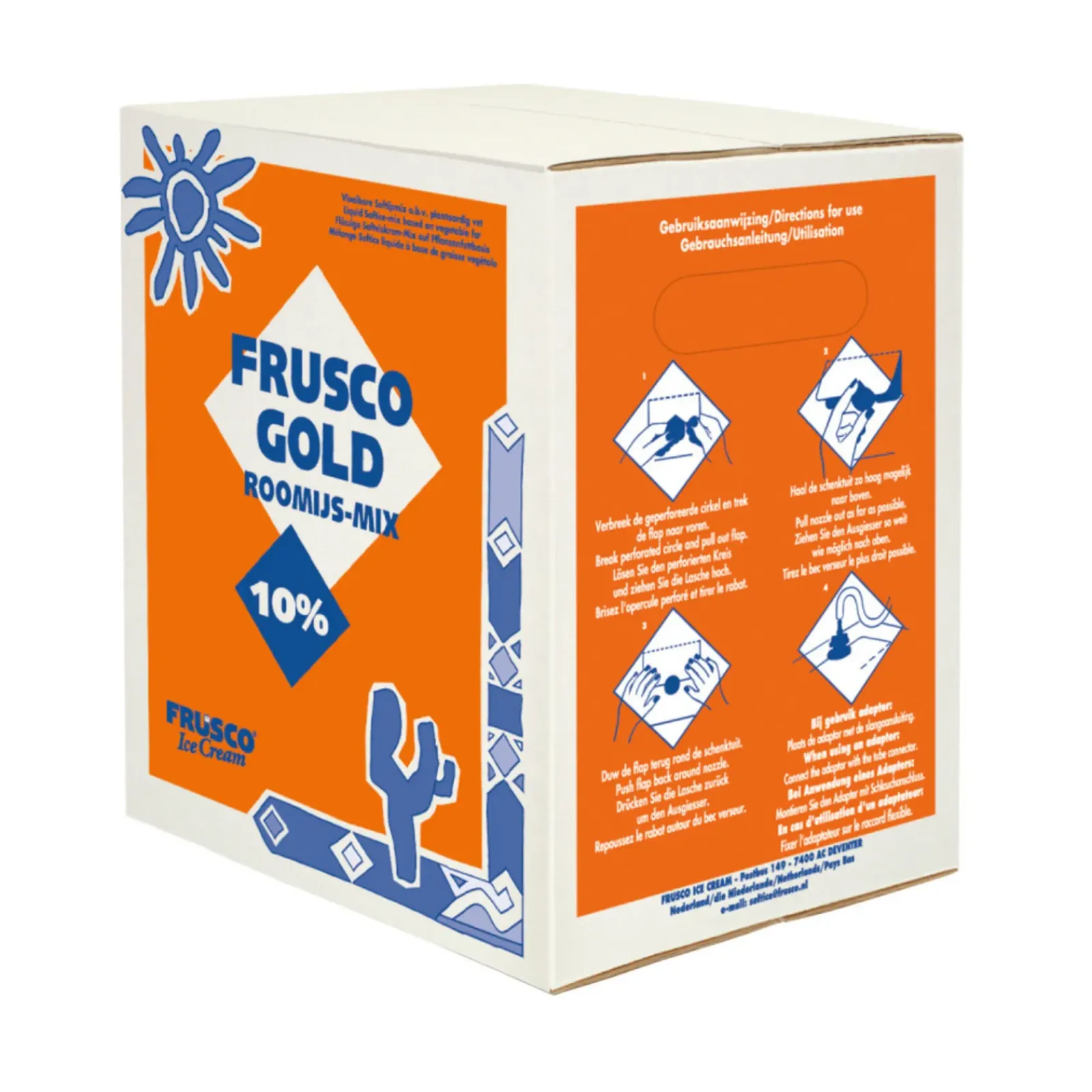 Nic Frusco IJsmix Vloeibaar Gold 10% (10 liter) Outlet