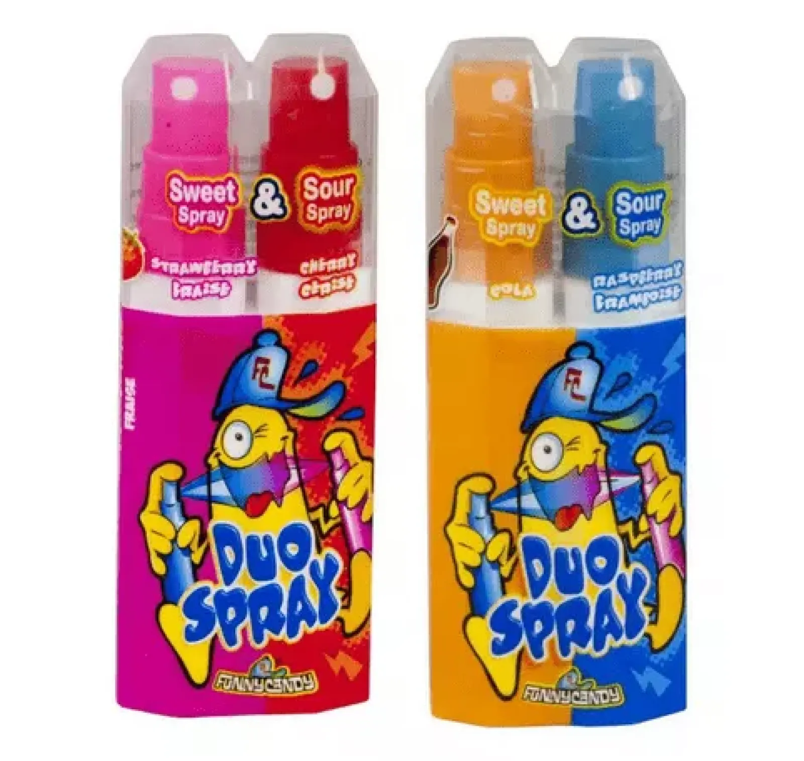 Funny Candy Funny Duo Sprays Sour & Sweet (16 stuks)