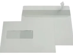 Gallery enveloppen ft 156 x 220 mm, venster links (500 stuks)