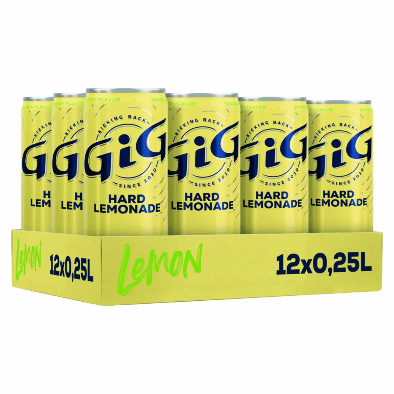 GiG Hard Lemonade Lemon blik (12x 25cl) Outlet