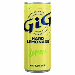 GiG Hard Lemonade Lemon blik (12x 25cl) Outlet