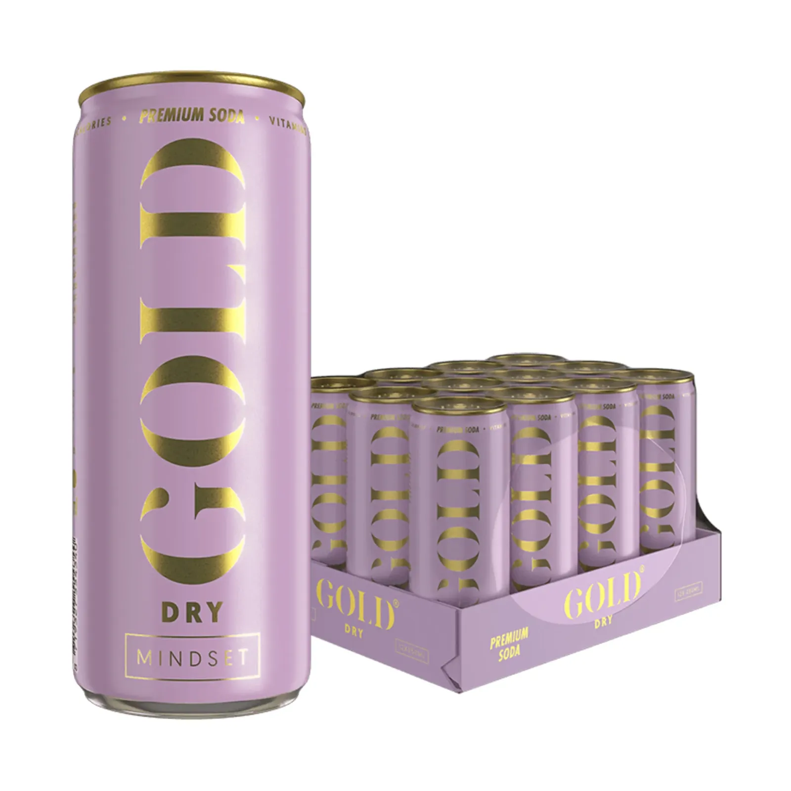 Gold Dry Mindset blik (12x 250ml)