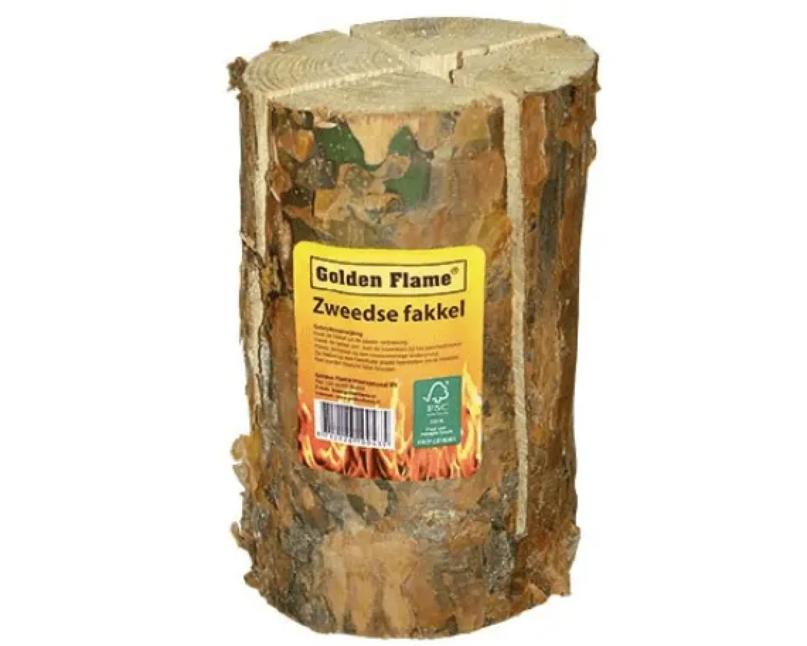 Golden Flame Zweedse fakkel (25cm) Clearance