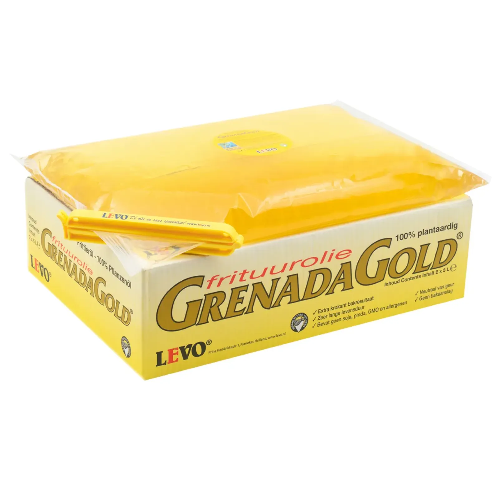 Grenada Gold Frituurolie Packzak (2x 5 liter) New