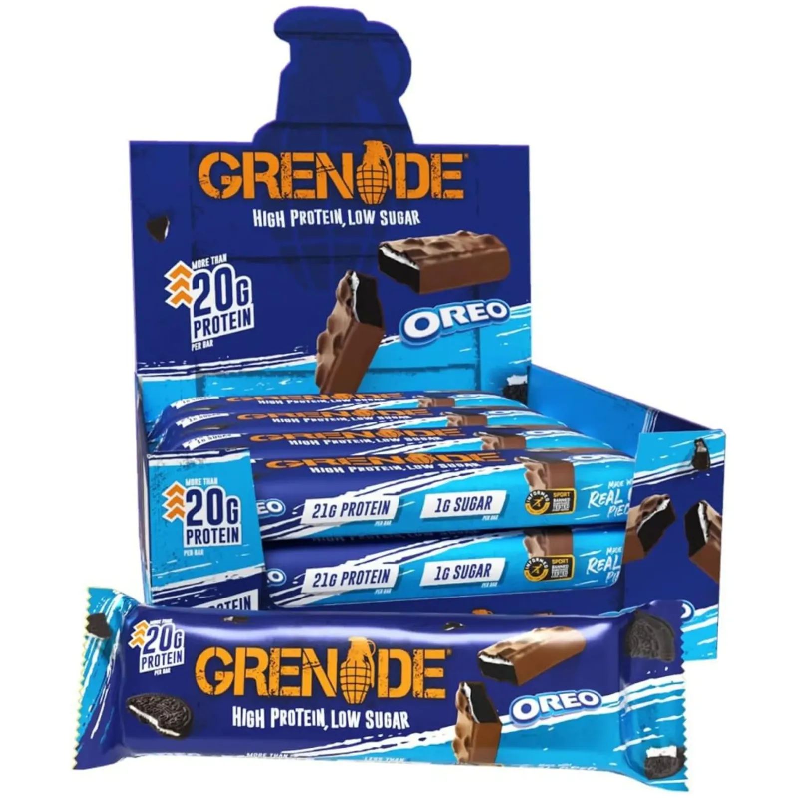Grenade High Protein Low Sugar Oreo (12x60gr) Clearance