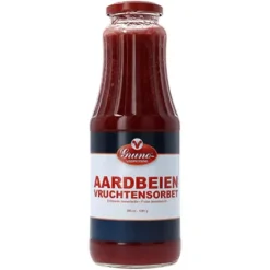 Gruno Vruchtensorbet Aardbei (1 liter) Clearance