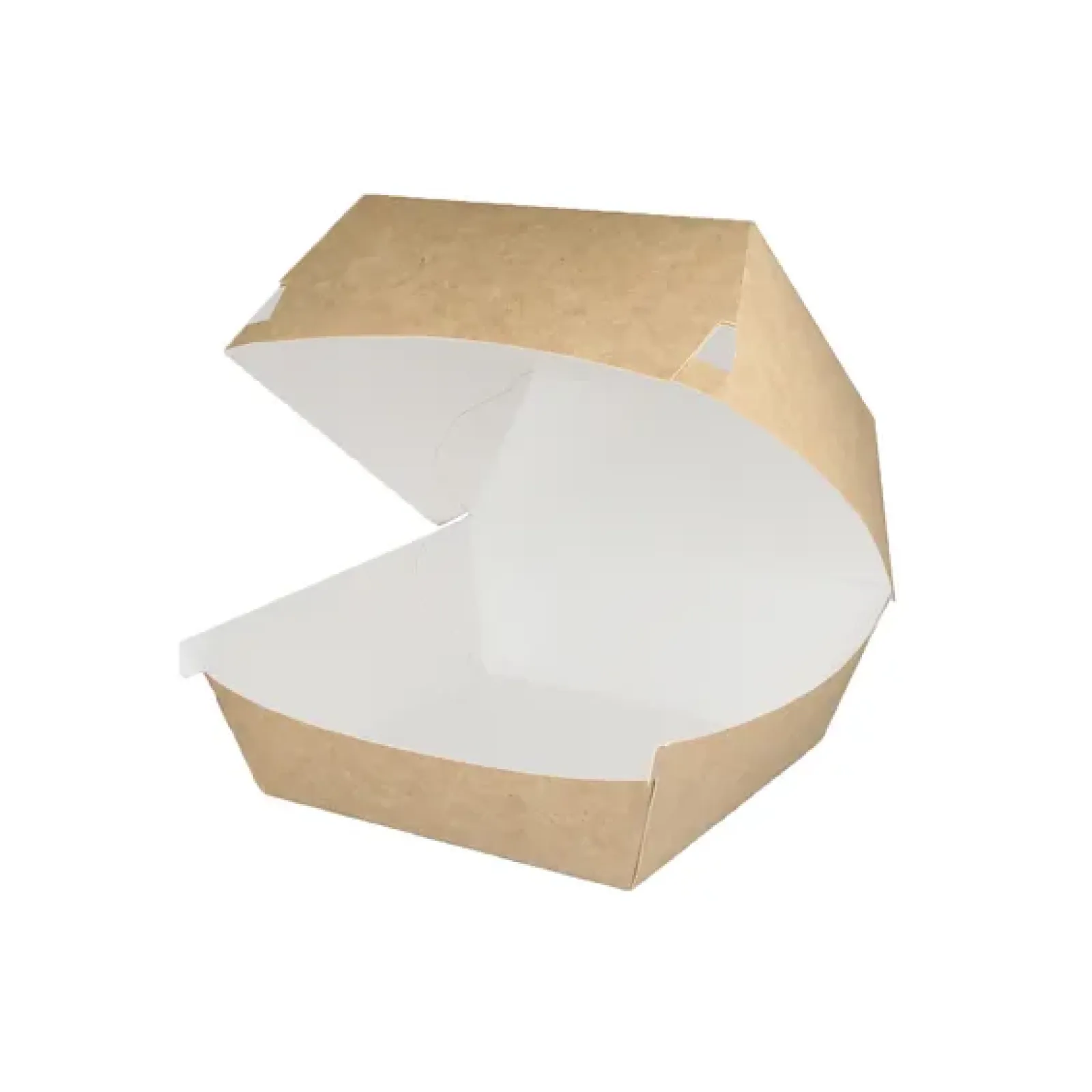 TakeAware Hamburgerbak Groot Kraft/Wit (400 stuks) Online