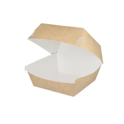 TakeAware Hamburgerbak Middel Kraft/Wit (400 stuks) New