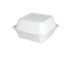 TakeAware Hamburgerbak Middel Suikerriet PFAS-vrij (500 stuks) Hot