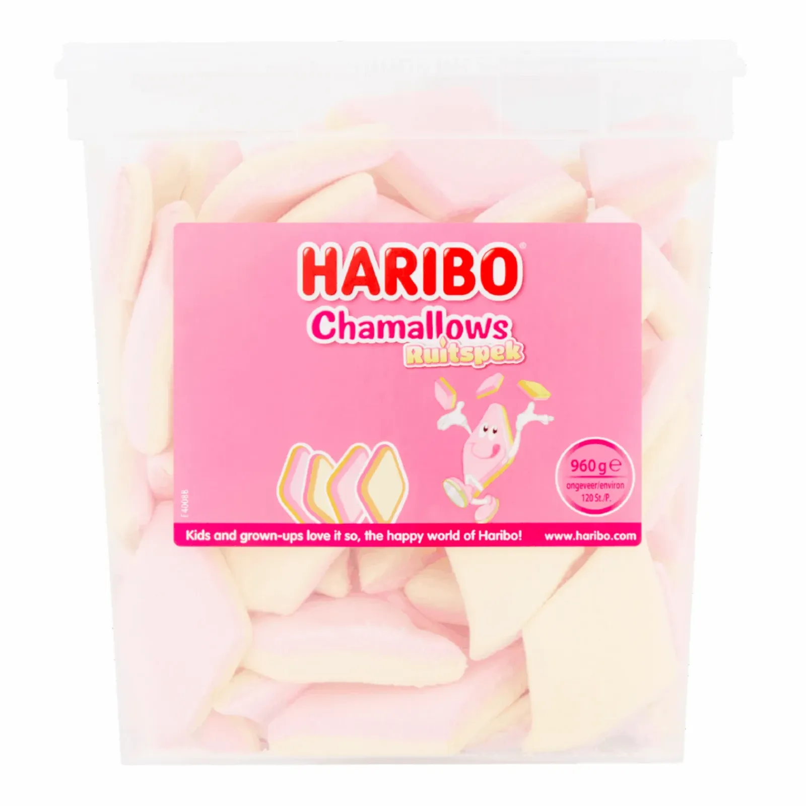 Haribo Chamallows Ruitspek (120 stuks) Best