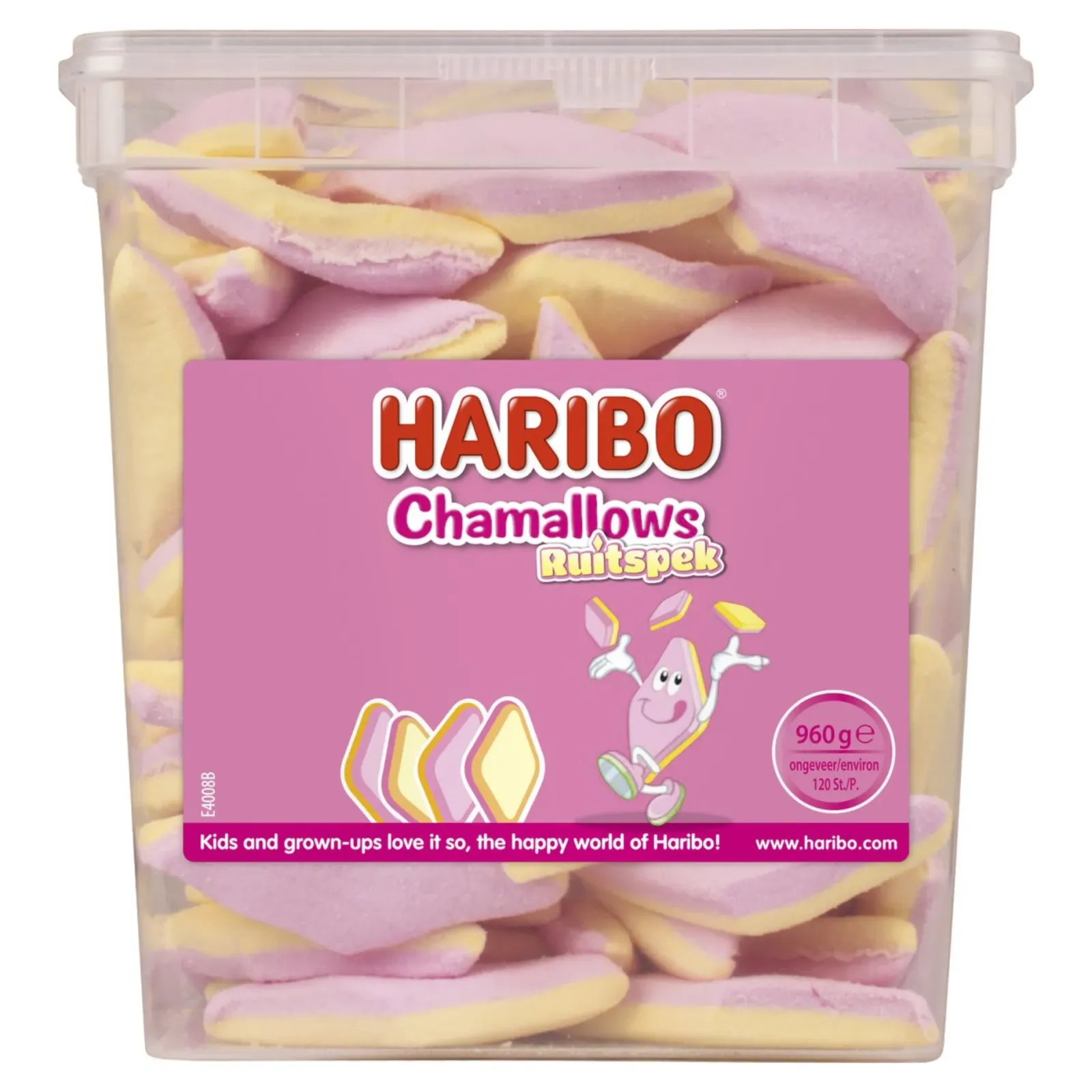 Haribo Chamallows Ruitspek (120 stuks) Best