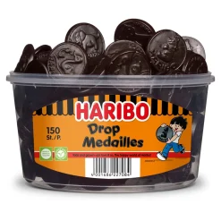 Haribo Drop Medailles (150 stuks) New