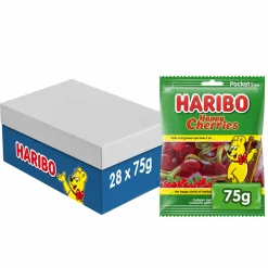 Haribo Happy Cherries (28x 75gr) New