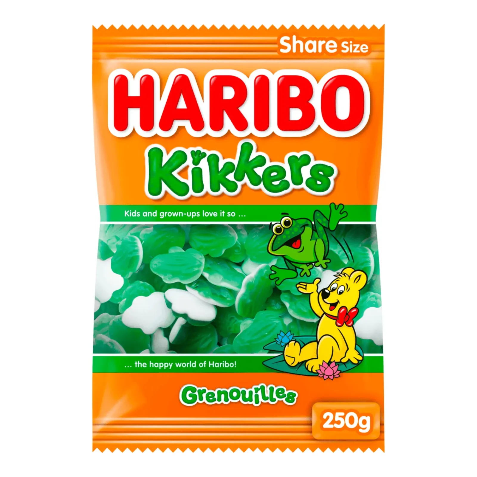 Haribo Kikkers Zak (12x 250gr) Sale