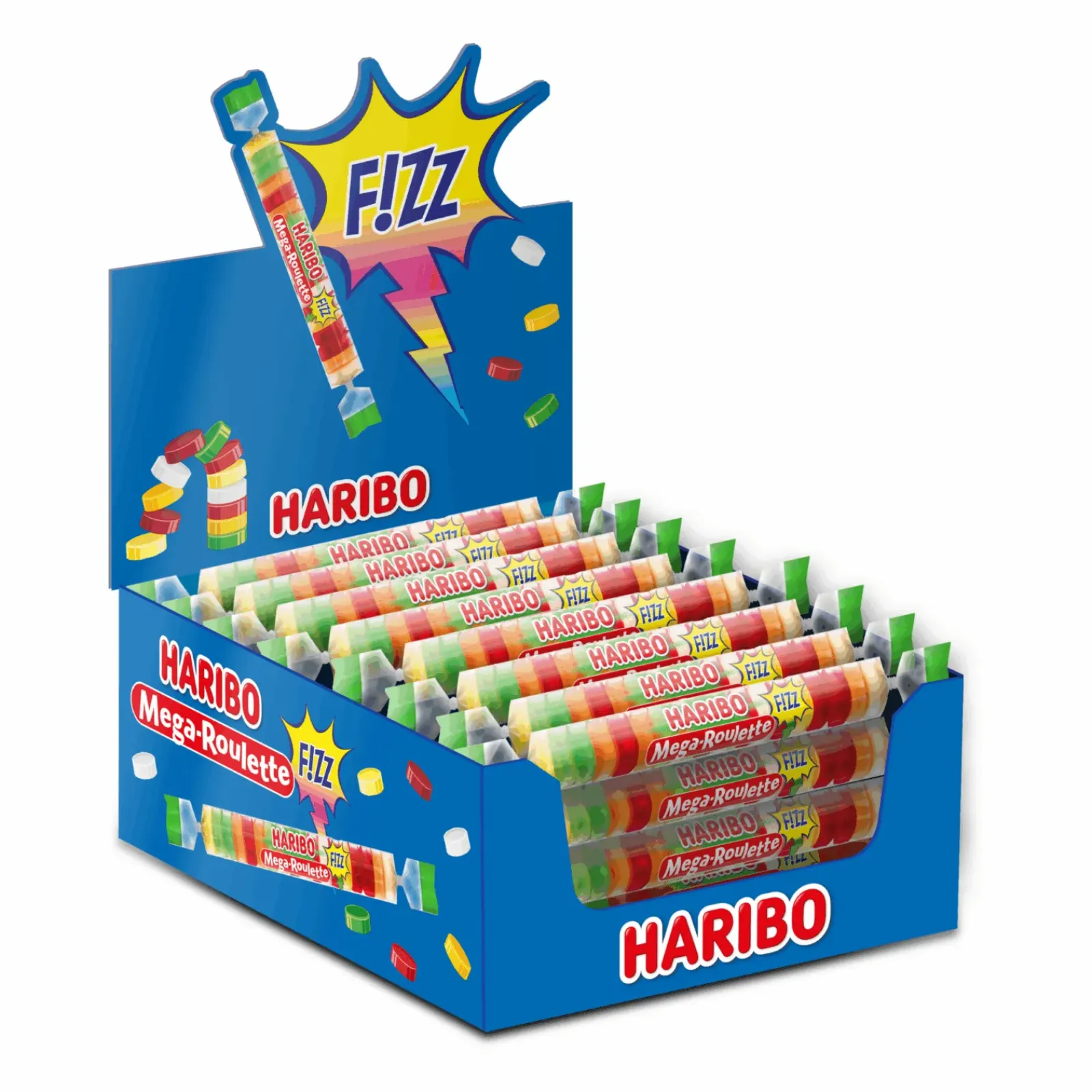 Haribo Mega Roulette Zuur (40 rollen) Sale