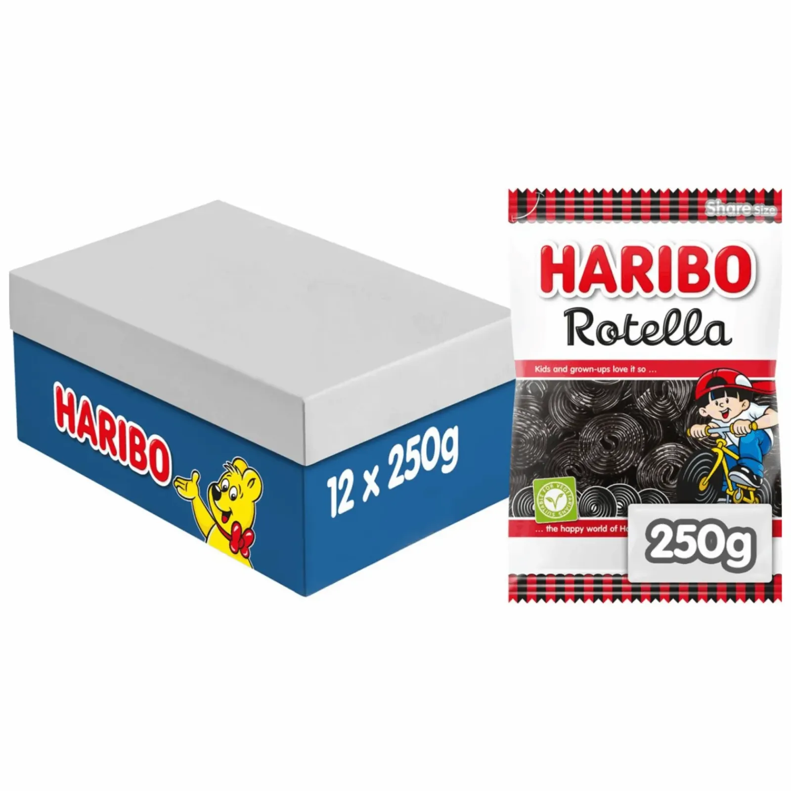Haribo rotella jo-jo’s zak (12x 250gr) Best
