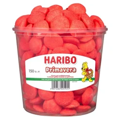 Haribo Schuim Primavera Aardbeien (150 stuks) Outlet