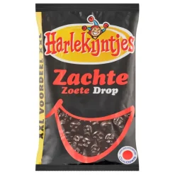 Harlekijntjes zachte zoete drop zak (6x 1kg) Discount