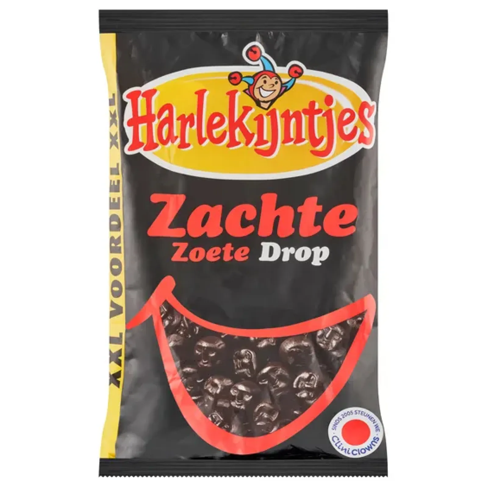 Harlekijntjes zachte zoete drop zak (6x 1kg) Discount