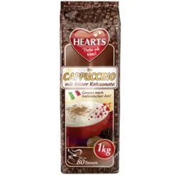 Hearts Cappuccino mit Feiner Kakaonote (10x 1000gr) Hot