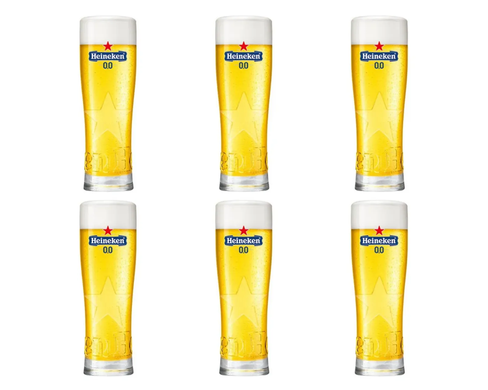 Heineken 0.0% Star Glas (6x 25cl) Hot