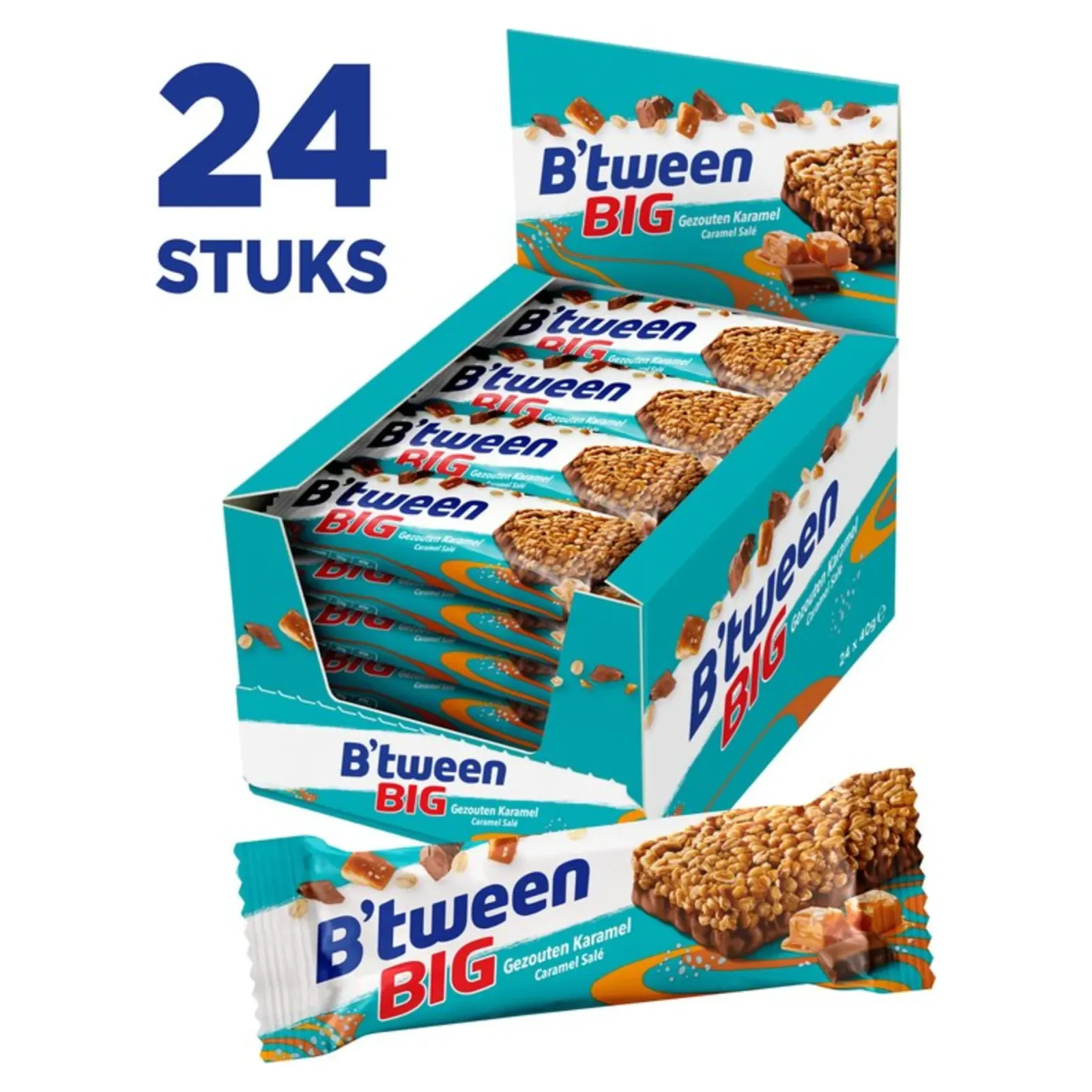 Hero B’tween Big Gezouten Karamel (24x 40gr) Sale