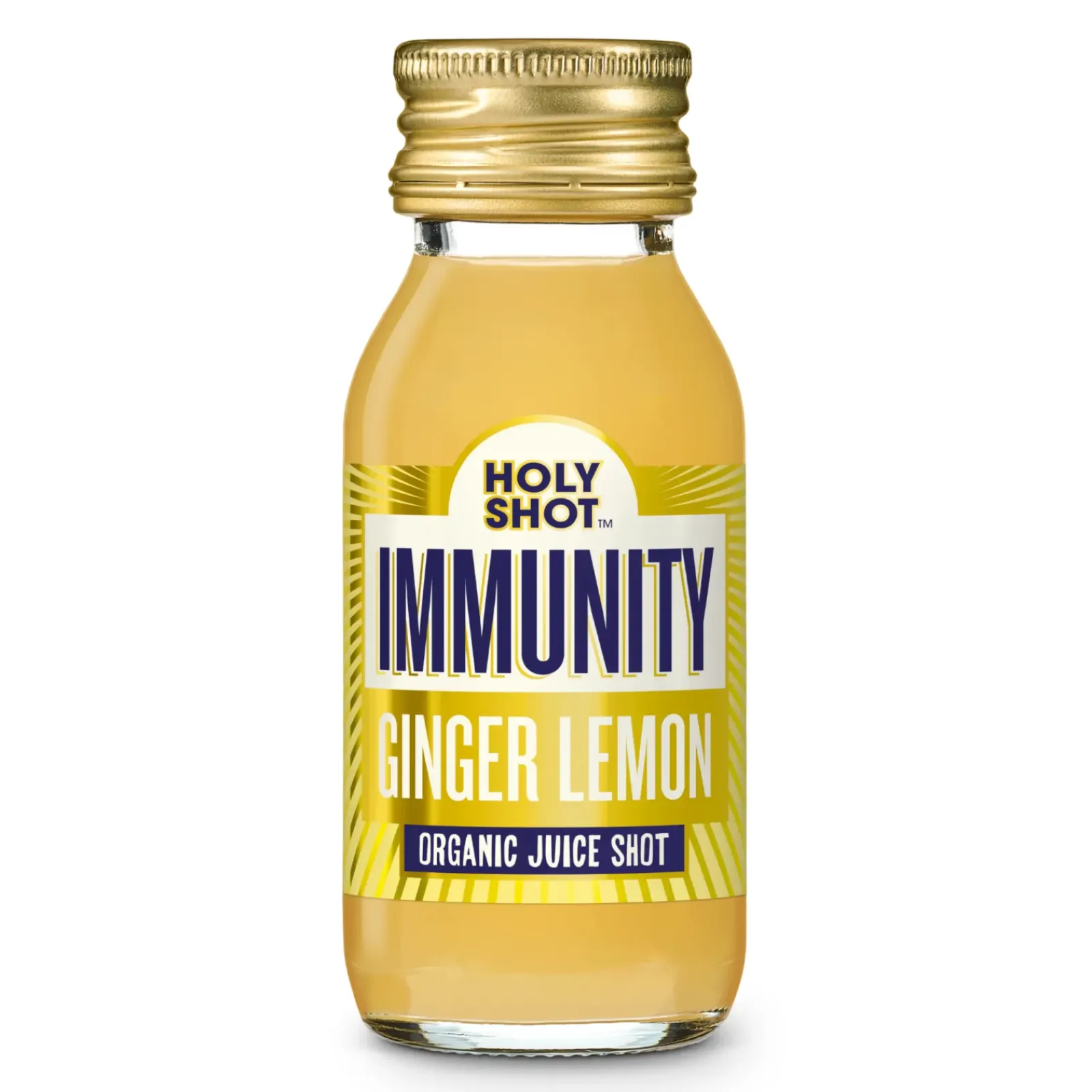 Holyshot Immunity Ginger Lemon Bio Flesje (12X 60ml) Online