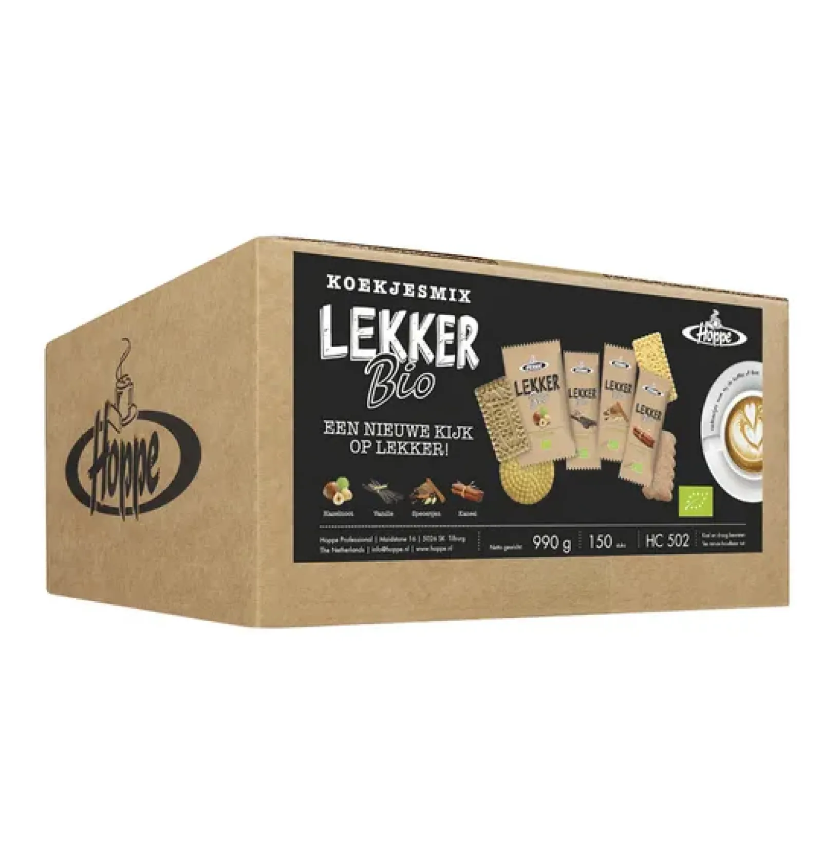 Hoppe Koffiekoekjes Koekjesmix Lekker Bio (150 stuks) Online