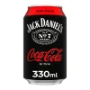 Jack Daniel's Jack daniel’s & Coca Cola Zero Blik (12x 33cl) Clearance
