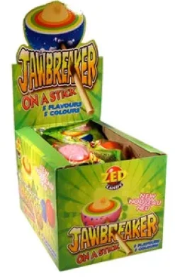 Zed Candy Jawbreaker On A Stick (15 stuks) Outlet
