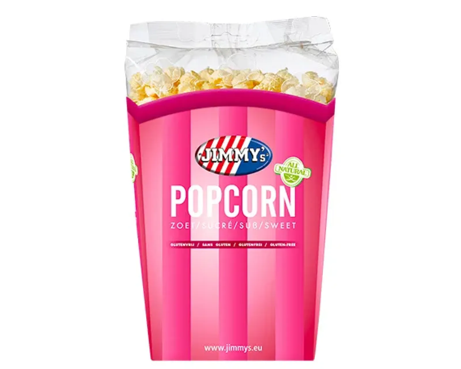 Jimmy's Jimmy’s Popcorn Zoet Tube (6x 140gr) Outlet