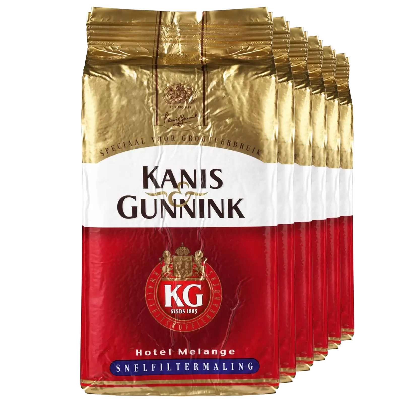 Kanis & Gunnink Rood Snelfiltermaling (6x 1kg)