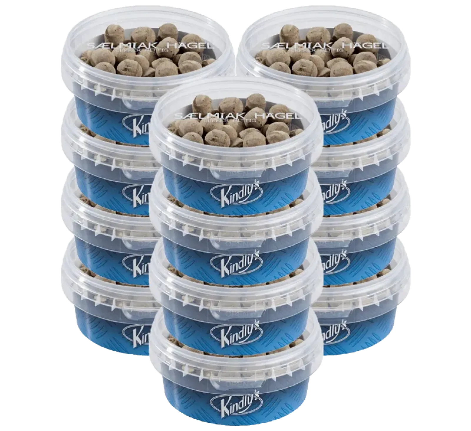 Kindly's Kindly’s Salmiakhagel Bakje (12x 125gr)
