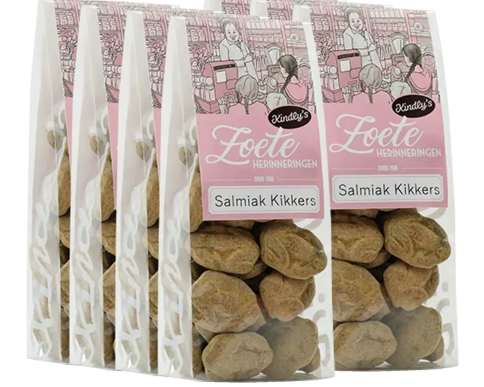 Kindly's Kindly’s Salmiak Kikkers (7x 180gr)